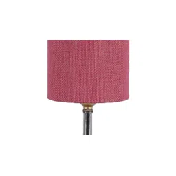 devansh Olive Pink jute & solid wood table lamp image 3