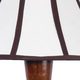 devansh Calum Brown Cotton Shade Floor Lamp image 3