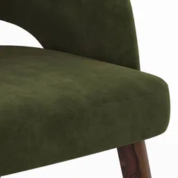 urban ladder Celia Solid Wood Dining Chair set of 1 in Dark Teak Finish image 4