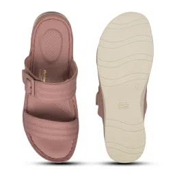 Bata Women Pink Sandals image 4