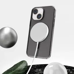 GRIPP Combat TPU & Polycarbonate Back Cover for Apple iPhone 15 (MagSafe Compatible, Smoke) image 4