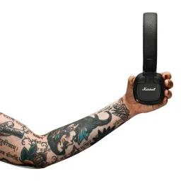 Marshall Major IV Bluetooth Headphone with Mic (Upto 80 Hours Playback, On Ear, Black) image 5