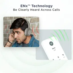 boAt Rockerz 425 Bluetooth Wireless Headphones With Mic (Active Noise Cancellation, Over Ear, Ash Grey) image 3