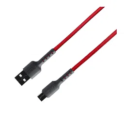Croma USB 2.0 Type A to USB 2.0 Type C 1 Meter Charging Cable (Braided Outer Exterior, Red) image 4