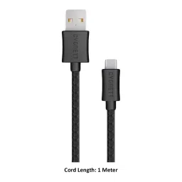 CYGNETT Type A to Micro USB 3.2 Feet (1M) Cable (Durable & Flexible Cable, Black) image 4
