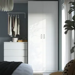 ikea pax / forsand Wardrobe, white/white, 100x60x236 cm image 2