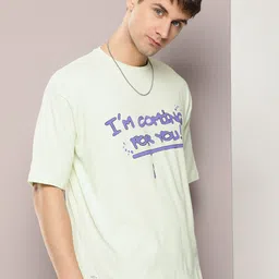 Kook N Keech Batman Pure Cotton Printed Drop-Shoulder Sleeves Oversized T-shirt image 3