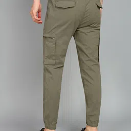 Gaucha Men Mid Rise Jogger Fit Cotton Cargos image 5