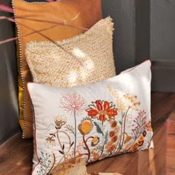 ONSETHOMES Yellow Square Cushion Covers image 2