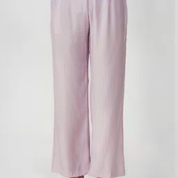 Bindigasm Taara Self Striped Sequinned V-Neck Tunic With Trouser image 3