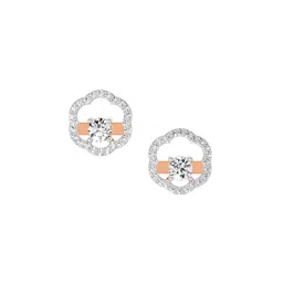 Sparkles 14KT Rose Gold Earrings With 0.94 Carat Lab Grown Diamonds- 2.99 g-picture-17