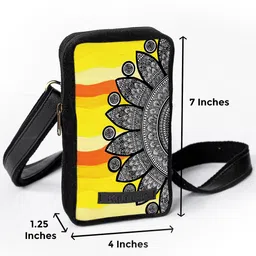 Kalankit Floral Printed Mobile Sling Pouch image 5