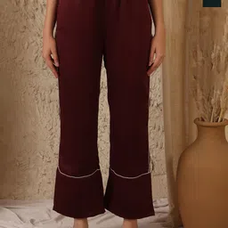 ETC Women Pack Of 2 Mid Rise Lounge Pants-image-27