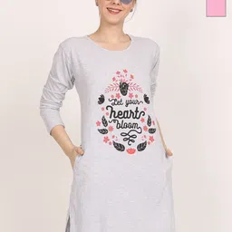 DDASPRATION Women Floral Printed Oversized T-shirt-image-97