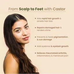 Elecsera Cold Pressed Castor Oil For Skin & Hair - 100 ml image 5