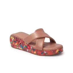 Alishtezia Colourblocked PU Platform Sandals image 2