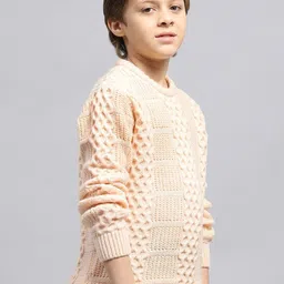 Monte Carlo Boys Round Neck Woollen Long Sleeves Pullover image 3