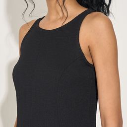 Honey by Pantaloons Women's Solid Sleeveless Fit & Flare Dress-picture-47