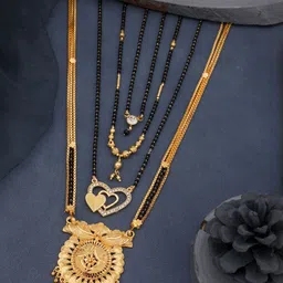 Bhanu diam Women Gold Mangalsutra-picture-28