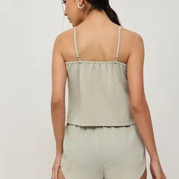 HOUSE OF S Sleeveless Satin Top With Shorts image 5