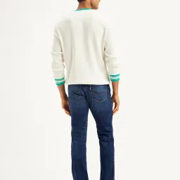 levi's Men's 511 Blue Slim Fit Mid Rise Jeans image 3