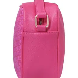 HAMSTER LONDON Printed PU Sling Bag with Tasselled image 2