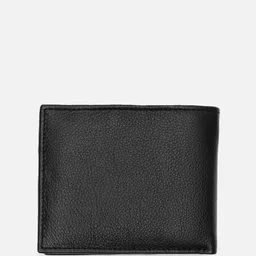 Peter England Men Textured Leather Two Fold Wallet image 2