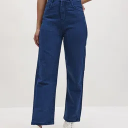 Roadster Women Blue Cotton Stretchable Jeans-picture-21