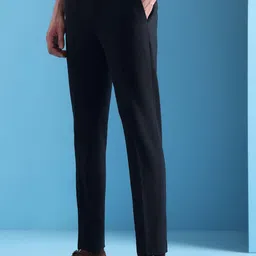 Arrow Velocity Men Slim Fit Mid Rise Flat Front Formal Trousers image 5