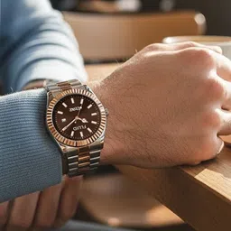 FLUID Men Embellished Dial & Stainless Steel Straps Analogue Watch FL-Siddharth-0600-BR-picture-31