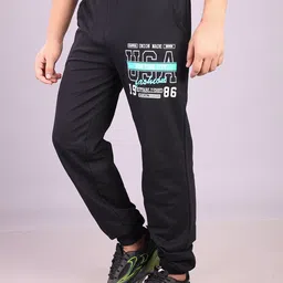 Elzoh Boys Printed Pure Cotton Mid-Rise Joggers image 5