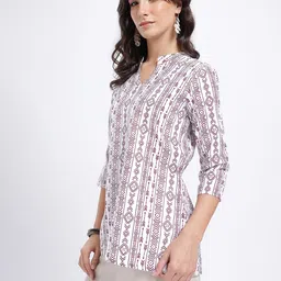 Anouk Rustic Tribal Printed Straight Kurti image 4