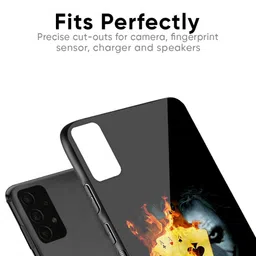 QRIOH AAA Joker Printed Sleek & Lightweight Silicone Samsung Galaxy A26 5G Glass Back Case image 2