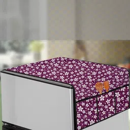 The Furnishing Tree Purple Plastic Refrigerator Cover-picture-33