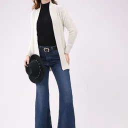 Monte Carlo Women Speckled Woollen Cardigan image 3