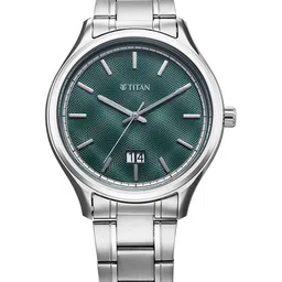 Titan Men Brass Dial & Stainless Steel Bracelet Style Straps Analogue Watch 10033SM03-picture-11