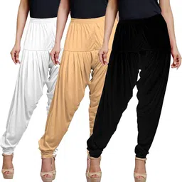 Lycra Solid Patiala-image-94