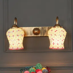 decorativeray Double Iron Band With Handmade Glass Wall Light-picture-12