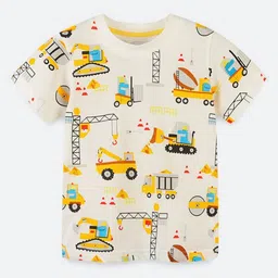 Oh Rare Boys Conversational Printed Round Neck Cotton T-shirt-picture-2