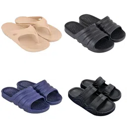 Feel alive Men Set of 4 Lightweight Flip Flops-picture-26