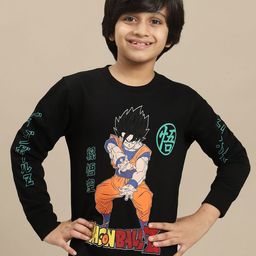 Kids Ville Boys Dragon Ball Z Printed T-Shirt-picture-33