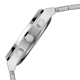 ZAADRAN Unisex Dial & Stainless Steel Chronograph Automatic Watch Apolo Silver Black image 2