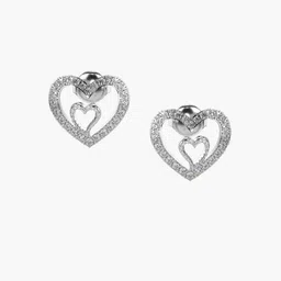 VALANOVA 18K White Gold 0.39 Ct Lab Grown Diamond Earrings-image-83