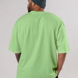 FLYIND VOGUE OUTFIT Men Bio Finish Typography Printed Round Neck Cotton Oversized T-shirt image 4