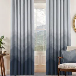CASABLEU Blue Set of 2 Black Out Door Curtain-picture-33