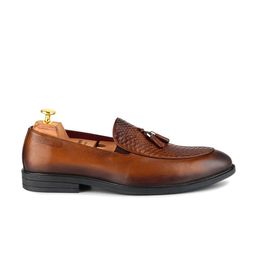 CORDWAINERS Men Textured Formal Loafers-picture-23