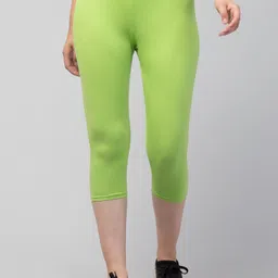 hirrux Cotton Lyvra Capri Women Green Capri-picture-11
