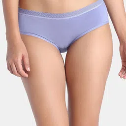 Zivame Women Pack of 3 Solid Cotton Hipster Briefs image 4
