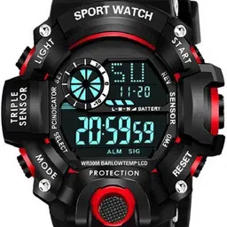 Hala Men Solid Round Tang Regular Digital Watch image 2