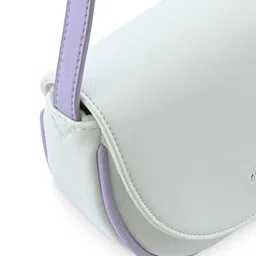 Fastrack Women Textured Half Moon Sling Bag image 5